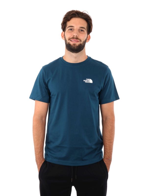 T-SHIRT SIMPLE DOME THE NORTH FACE DA UOMO PETROLIO