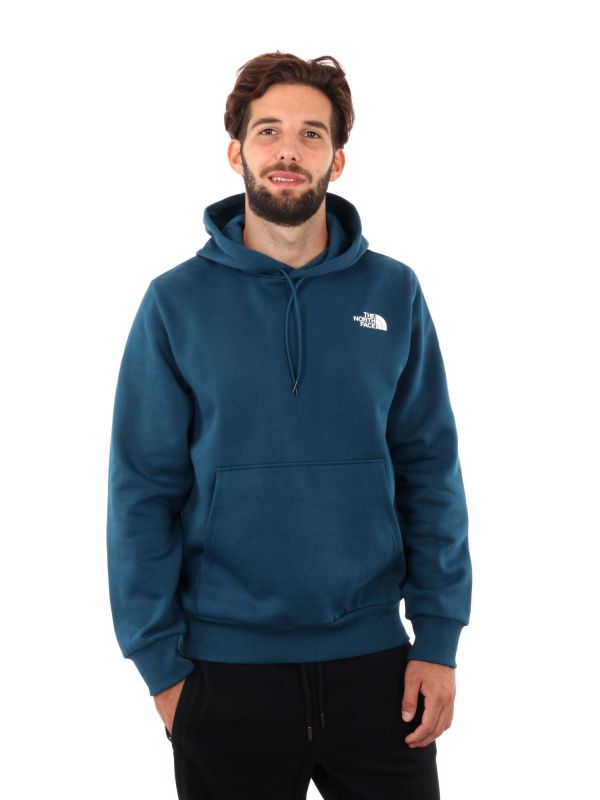 FELPA CON CAPPUCCIO SIMPLE DOME HOOD THE NORTH FACE UOMO PETROLIO