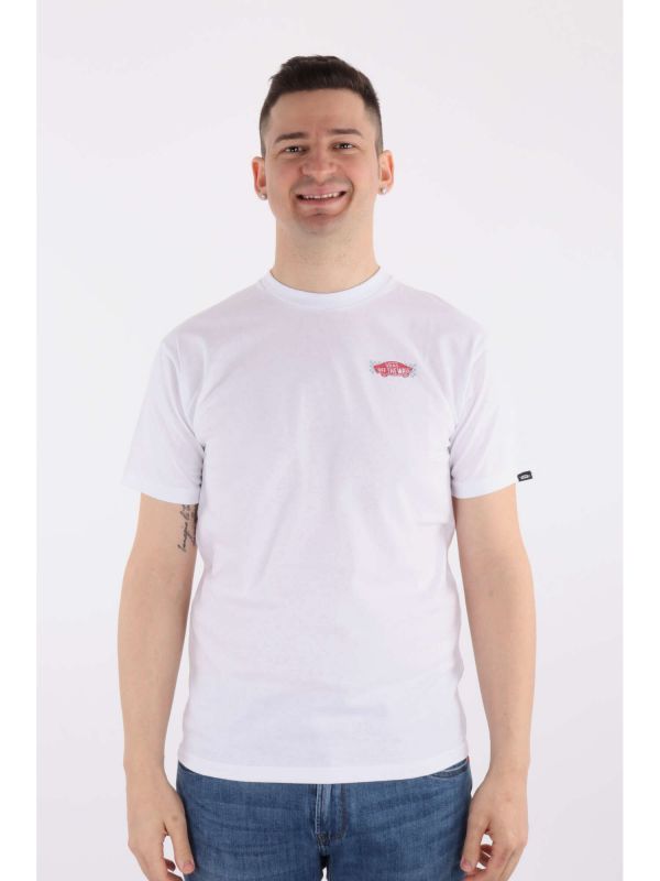 T-SHIRT VANS DA UOMO BIANCO