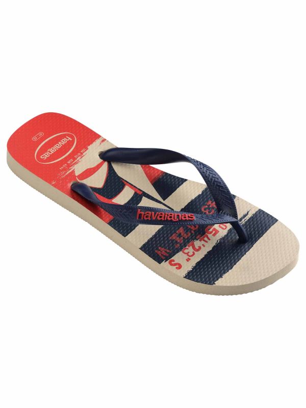 INFRADITO TOP NAUTICAL HAVAIANAS UOMO BLU-ROSSO