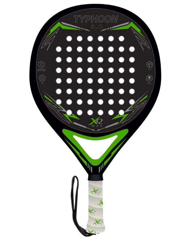 RACCHETTA PADEL XQMAX NERO-VERDE