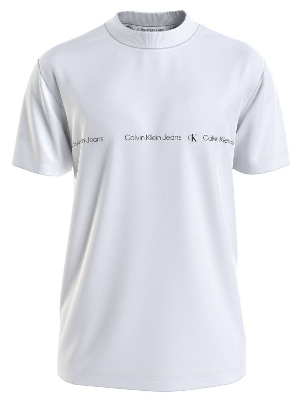 T-SHIRT LOGO CALVIN KLEIN JEANS UOMO BIANCO