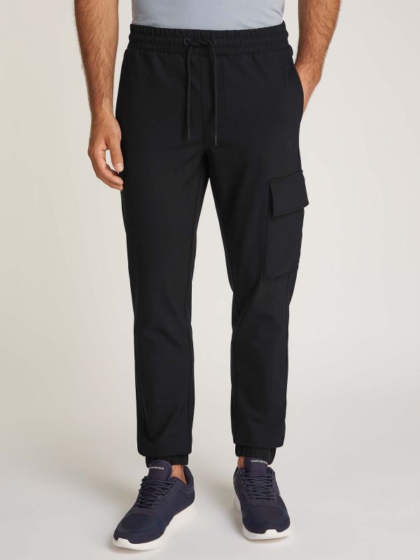 PANTALONE TECHNICAL CARGO CALVIN KLEIN JEANS UOMO NERO