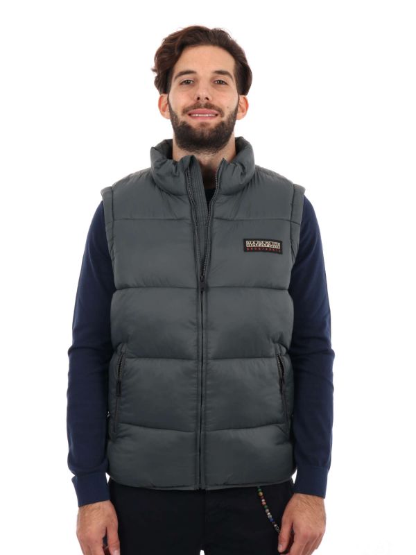 GILET SMANICATO SUOMI NAPAPIJRI DA UOMO VERDE