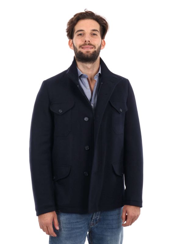 CAPPOTTO FILD JACKET FB UOMO BLU