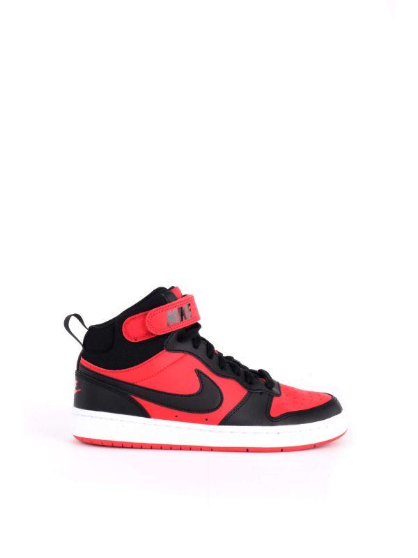 SNEAKERS DA RAGAZZO NIKE COURT BOROUGH M  ROSSO NERO