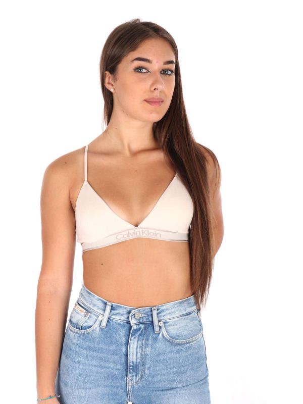 REGGISENO SPORTIVO A TRIANGOLO CALVIN KLEIN JEANS SAND