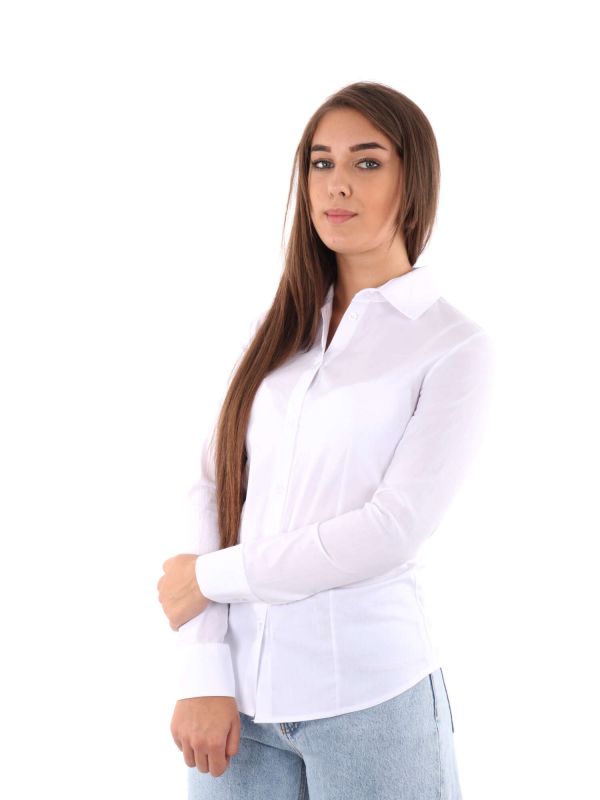 CAMICIA MANICA LUNGA EFFEPI DONNA BIANCO