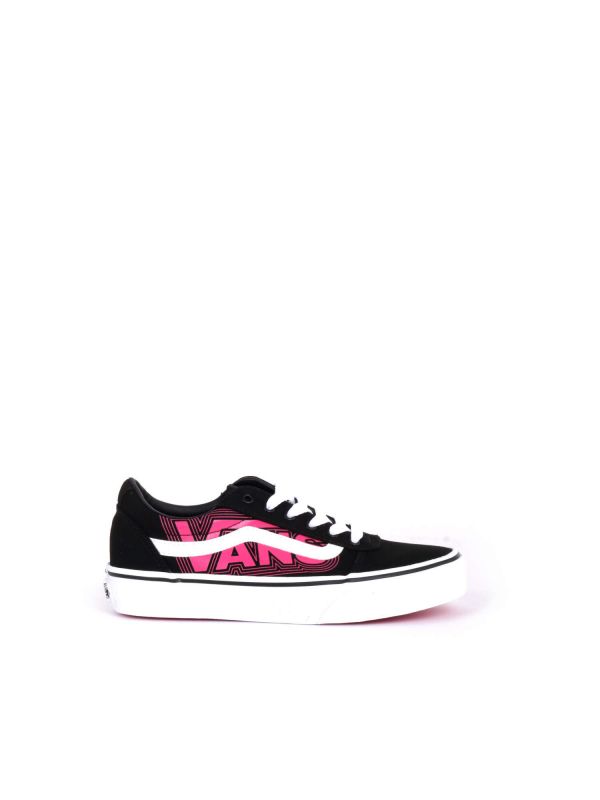 SNEAKERS WARD VANS RAGAZZA NERO ROSA