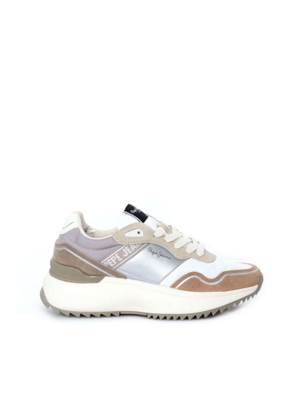  SNEAKERS KIMI GLAM PEPE JEANS DONNA BEIGE