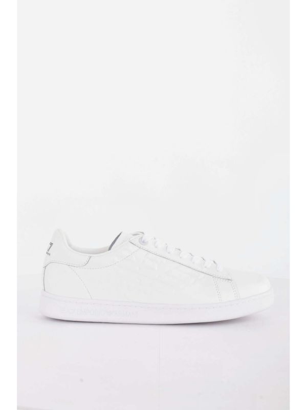 SNEAKERS LOGO EMPORIO ARMANI 7 DA UOMO BIANCO