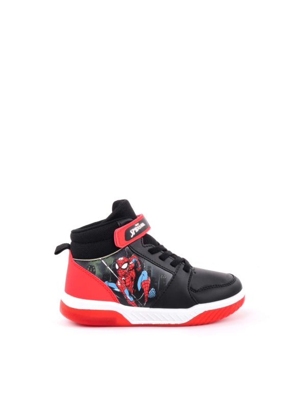 SNEAKERS ALTA CON LUCI SPIDERMAN LEOMIL BAMBINO NERO