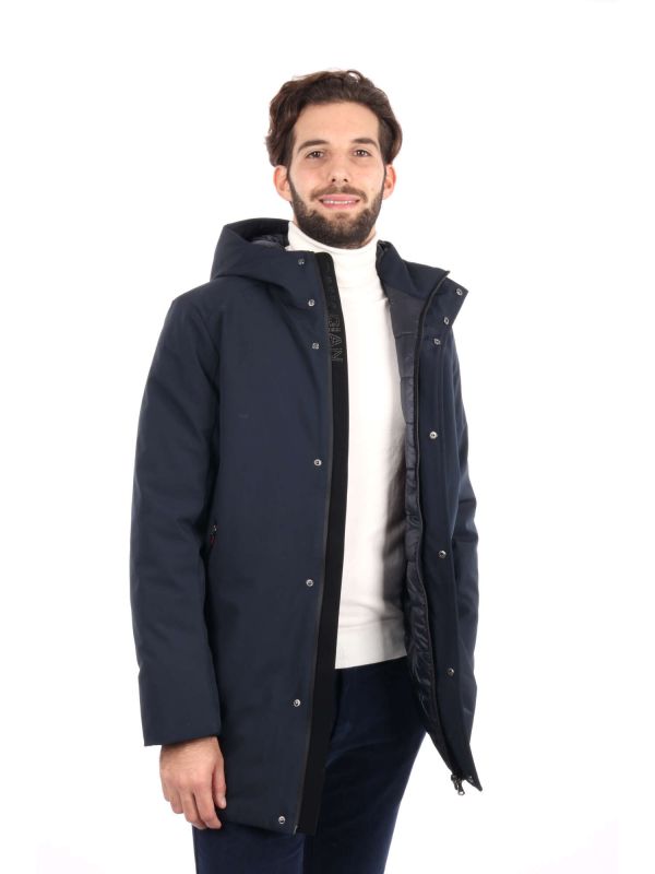 PARKA CON CAPPUCCIO CANADIAN UOMO BLU