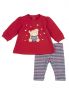 CHICCO SET FELPA+LEG - ROSSO - 0