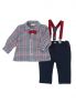 CHICCO SET CAMICIA+P - BLU-ROSSO - 0