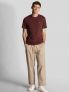 LYLE&SCOTT T-SHIRT - BORDEAUX - 4