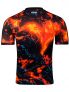 NAPOLI MAGLIA PREGAR - NERO-ARANCIO - 2