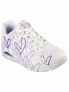 SKECHERS UNO GOLDCRO - BIANCO LILLA - 0